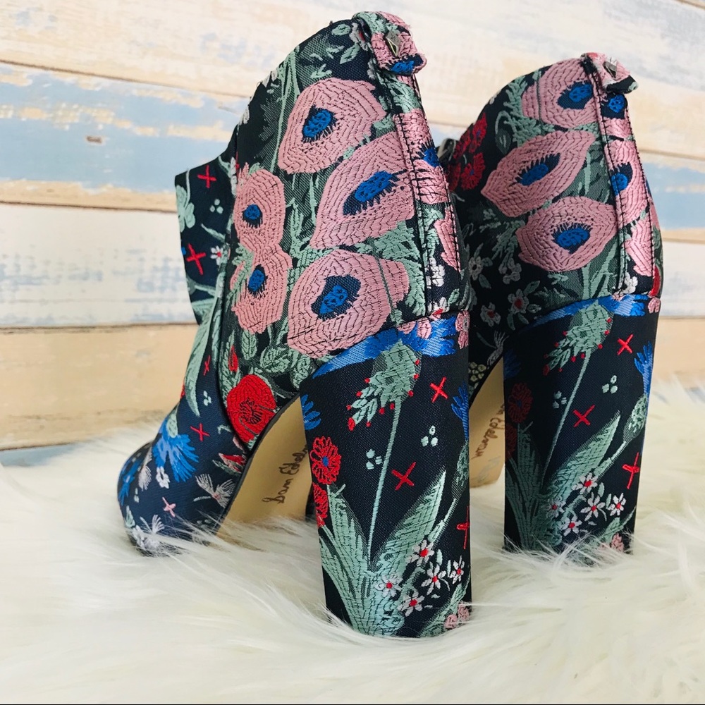 Sam Edelman • Cambell Floral Brocade Booties - Picture 7 of 8